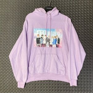 BTS World‎ Purple Pacific & Co. Women’s Medium Hoodie Sweater